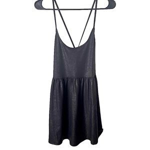 Urban Outfitters Silence and Noise Black‎ Crocodile Pattern Fit Flare Tank Top M